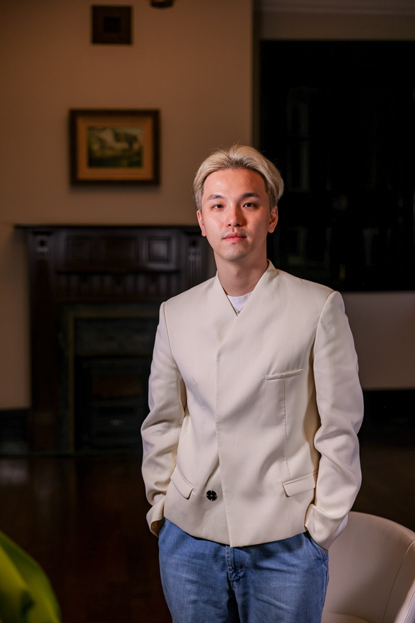 陈序之的设计标识是对面料的独特运用 摄影记者/任玉明