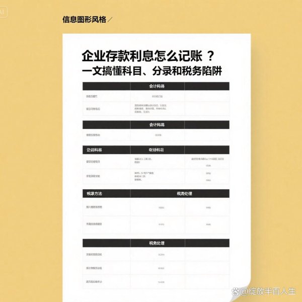 配资开户行情 企业存款利息怎么记账？一文搞懂科目、分录和税务陷阱