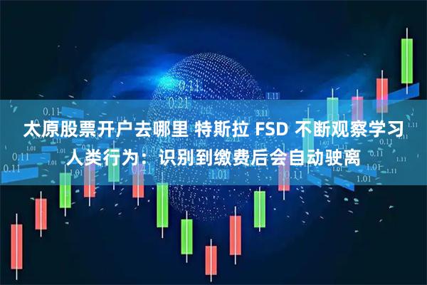 太原股票开户去哪里 特斯拉 FSD 不断观察学习人类行为：识别到缴费后会自动驶离